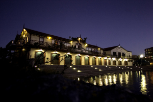 Boatshed by Night